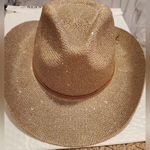 Stylish Tan Cowgirl Hat